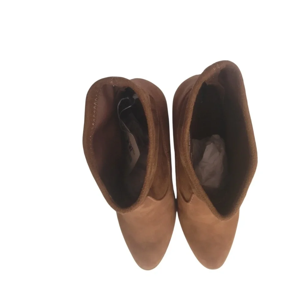 a.n.a Women's Whiskey Brown Ankle Boots SZ 6‎ Medium